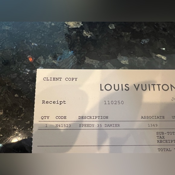 Louis Vuitton Speedy 35, Damier Ebene, Mint Condition with Dust Bag, Lock, Key - Picture 3 of 16